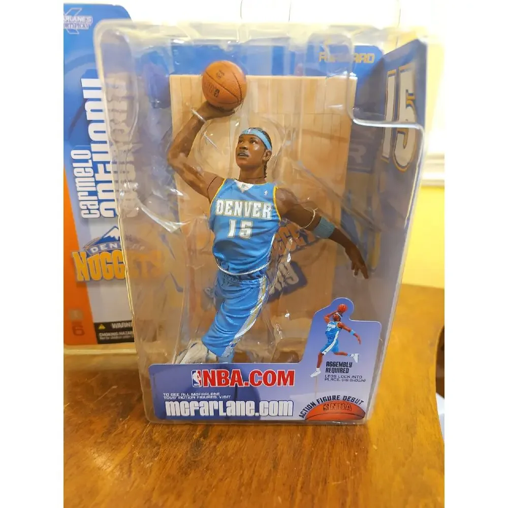 Carmelo Anthony Action Figure NBA Basketball Series 6 2004 McFarlane
